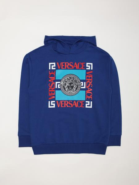 Versace Young cotton sweatshirt with logo