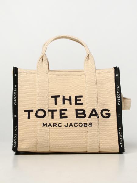 MARC JACOBS: The Jacquard Small Tote Bag in cotton - Black