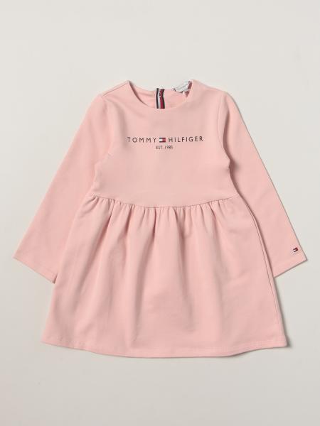 romper for baby - Pink | Tommy Hilfiger romper KN0KN01234 online on GIGLIO.COM