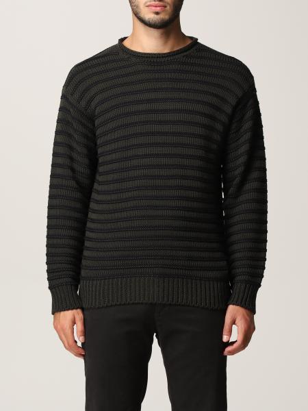 Emporio Armani sweater in ribbed wool blend