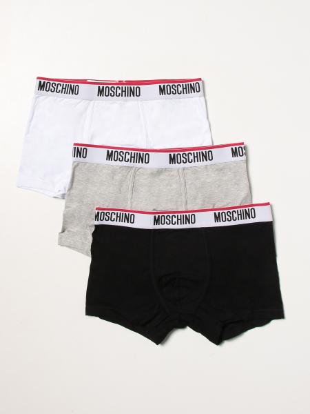 Set 3 boxer Moschino Underwear con logo