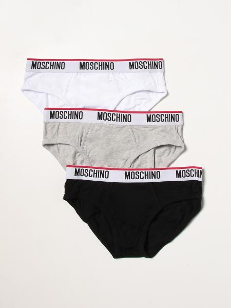 Set 3 slip Moschino Underwear con logo