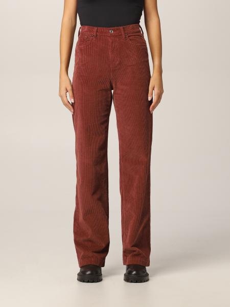 ROY ROGERS: pants for woman - Brick Red | Roy Rogers pants ...