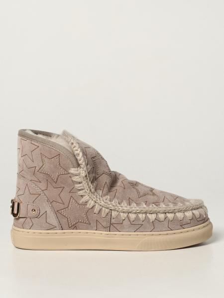 Mou: Eskimo Mou ankle boots in suede with stars