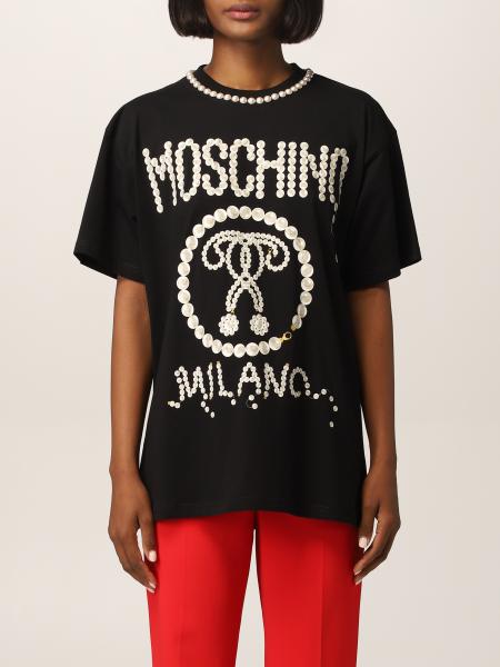 Moschino women: Moschino Couture logo T-shirt