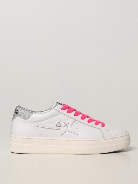 SUN68 Damen Sneakers Low - Leichte Sportschuhe Aus Polyester