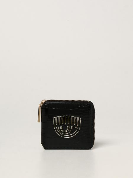 Chiara Ferragni wallet with crocodile print