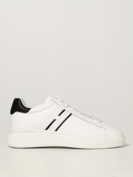 HOGAN: H580 sneakers in smooth leather - White | Hogan sneakers ...