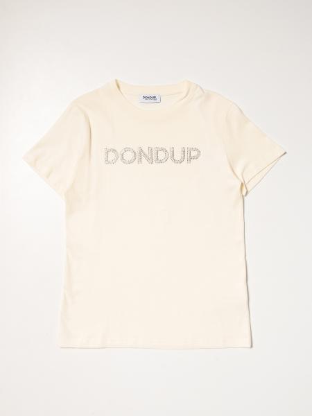 Dondup bambino: T-shirt basic Dondup con logo di strass