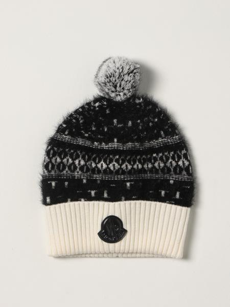 Moncler beanie hat with pompom