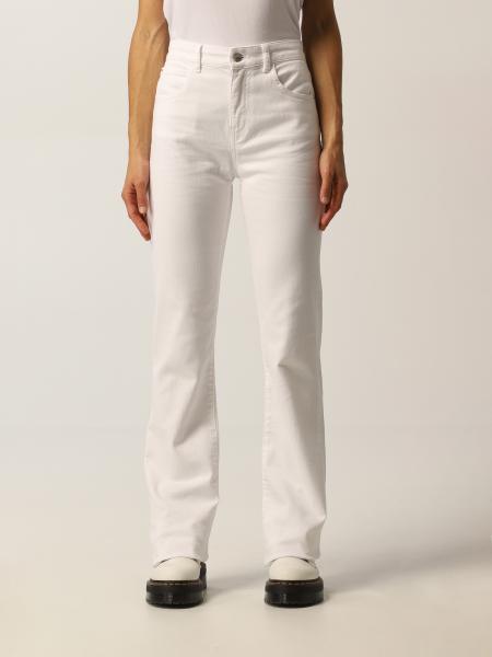 teknisk Underinddel Ondartet EMPORIO ARMANI: 5-pocket jeans with logo - White | Emporio Armani jeans  8N2J47 2N9KZ online at GIGLIO.COM