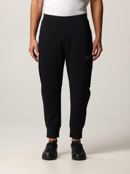 Emporio Armani jogging pants in cotton blend with logo