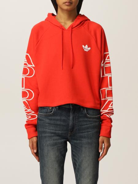 elevación gloria Espinas ADIDAS ORIGINALS: sweatshirt for woman - Red | Adidas Originals sweatshirt  H20233 online on GIGLIO.COM