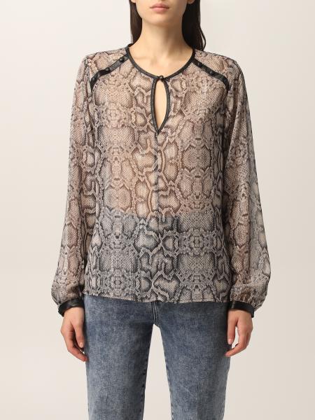 Liu Jo blouse with python print