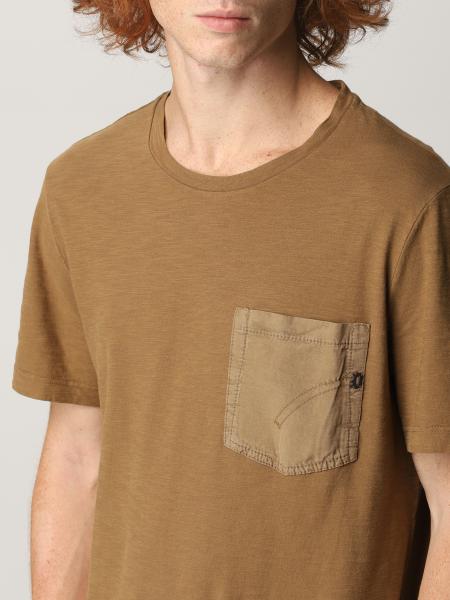 DONDUP: T-shirt men | T-Shirt Dondup Men Camel | T-Shirt Dondup 