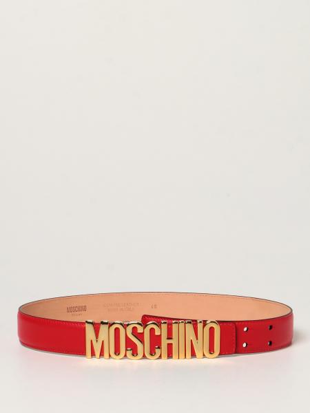 Boutique Moschino: Cintura Boutique Moschino in pelle