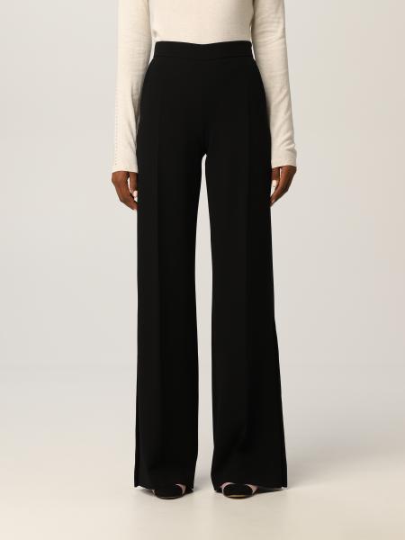 MAX MARA: wool trousers | Pants Max Mara Women Black | Pants Max Mara ...