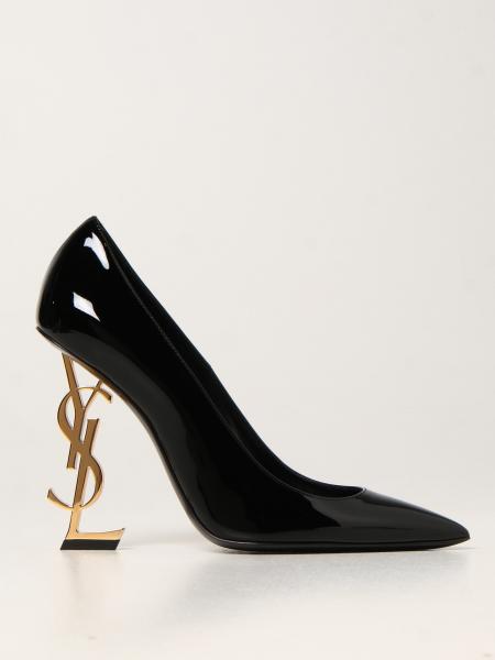 SAINT LAURENT: pumps for woman - Black | Saint Laurent pumps 472011 ...