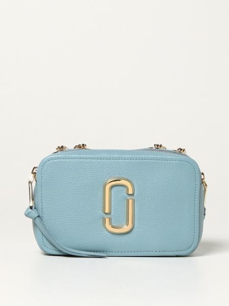 MARC JACOBS: The Glam Shot 21 leather bag - Blue | Marc Jacobs ...
