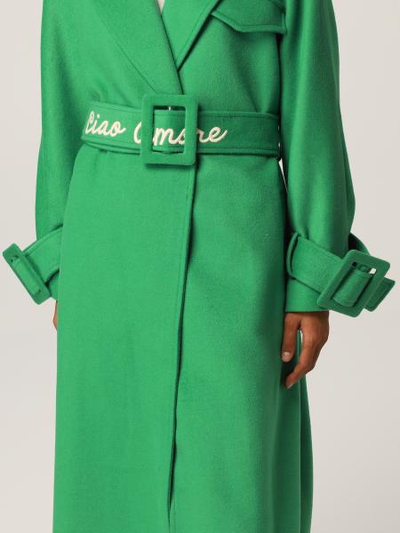 GIADA BENINCASA: Coat women - Green | Coat Giada Benincasa 