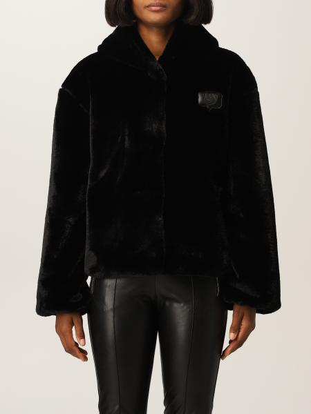 CHIARA FERRAGNI: jacket for woman - Black | Chiara Ferragni jacket ...