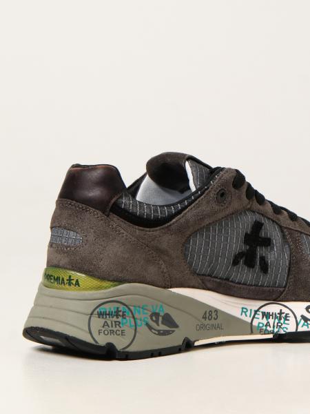 PREMIATA: Mase sneakers in fabric and suede - Grey | Sneakers Premiata MASE  5400 GIGLIO.COM