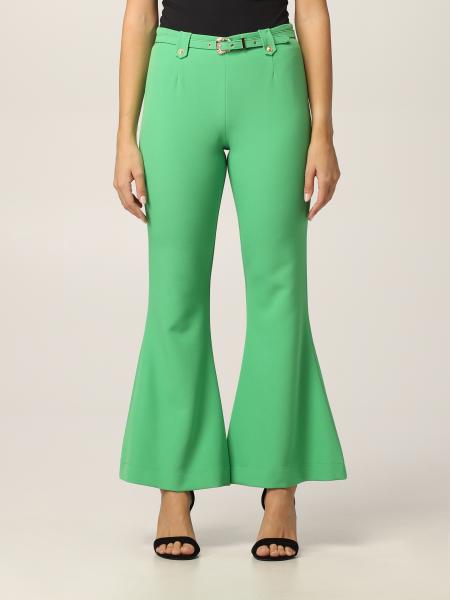 VERSACE JEANS COUTURE: pants for woman - Green | Versace Jeans Couture ...