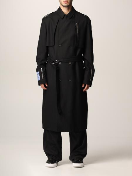 Icon In Dust trench coat by McQ in gabardine