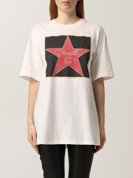 Roberto Cavalli: T-shirt Roberto Cavalli con big stella