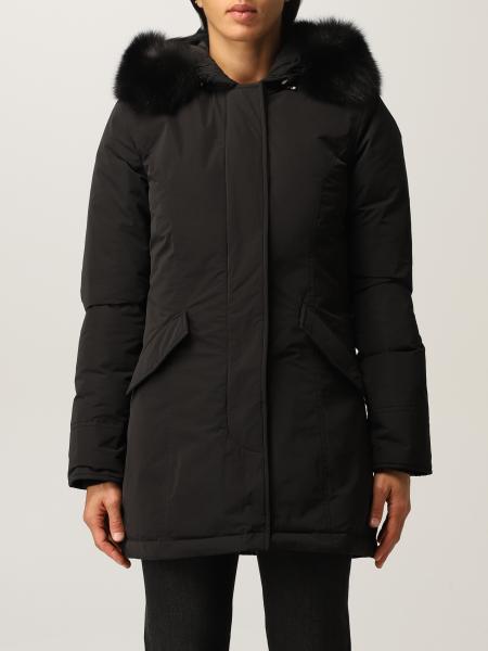 WOOLRICH: jacket for woman - Black | Woolrich jacket CFWWOU0542FRUT0573 ...