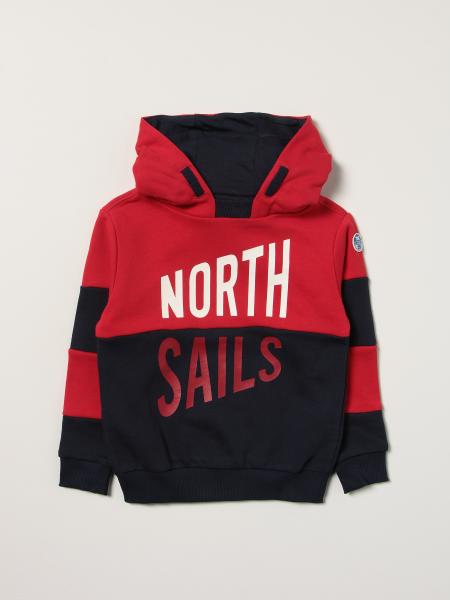 North Sails: Felpa North Sails in cotone bicolor