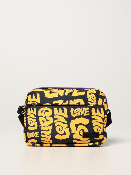 GANNI: bag in printed nylon - Yellow | Ganni crossbody bags A3561 ...