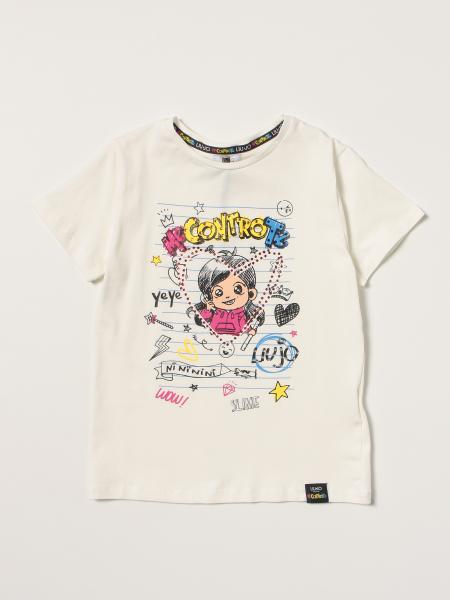 Liu Jo girls' clothes: Liu Jo cotton t-shirt with Me Against You print
