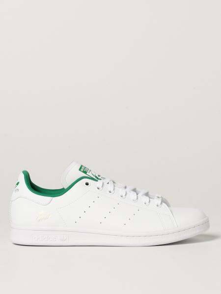 Adidas men: Stan Smith J Adidas Originals trainers in synthetic leather