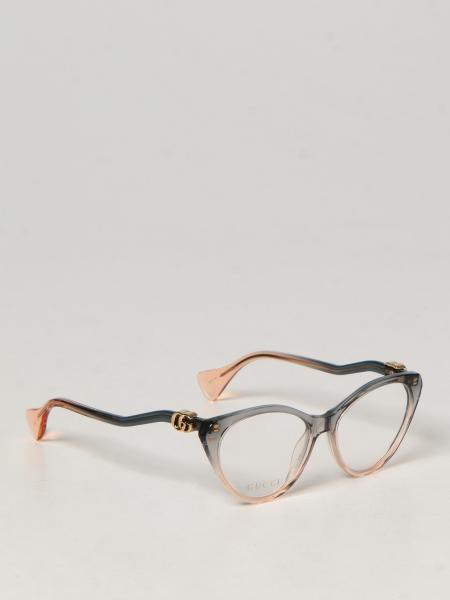 Gucci women: Gucci eyeglasses in bicolor acetate