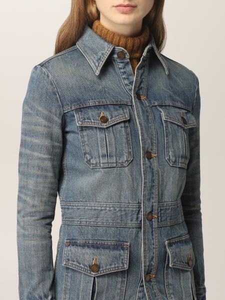 SAINT LAURENT: Jacket women - Blue | Jacket Saint Laurent 659616 