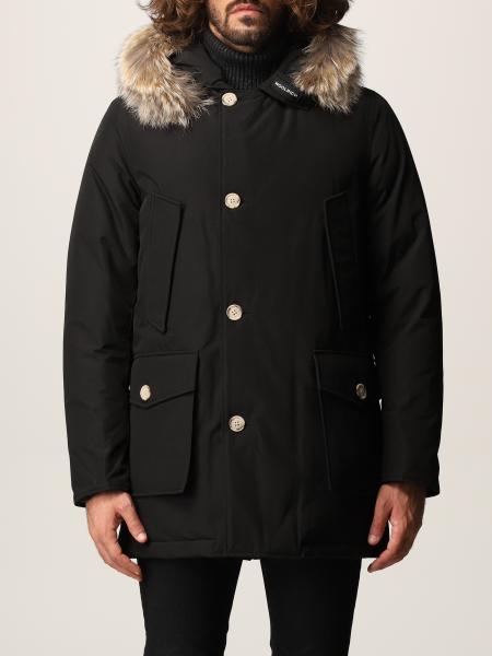 WOOLRICH: jacket for men - Black | Woolrich jacket CFWWU0482MRUT0001 ...