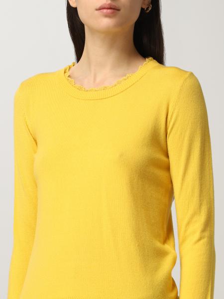 bright yellow sweater women's