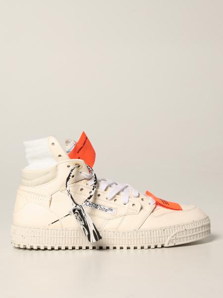 Off White: Sneakers 3.0 Off Court Off White in pelle