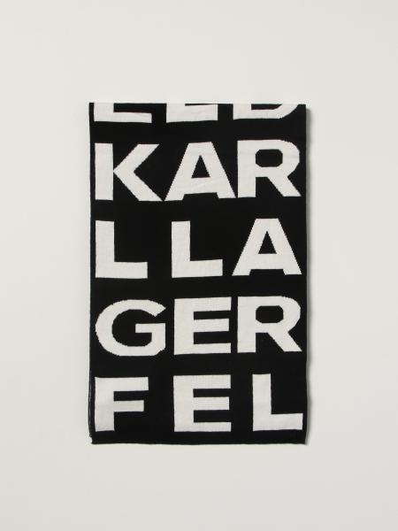 Karl Lagerfeld scarf with all over logo