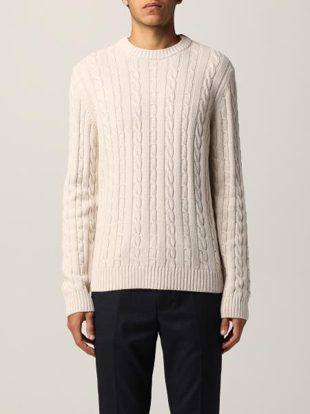 BOSS: sweater for man - White | Boss sweater 10237252 online on GIGLIO.COM