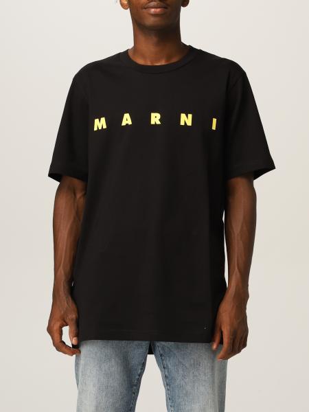 Tシャツ メンズ - ブラック | GIGLIO.COMオンラインのMarni Tシャツ ...