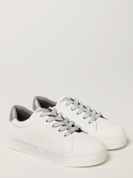 LIU JO: Alicia sneakers in synthetic leather - White | Sneakers Liu Jo  4F1841EX014 GIGLIO.COM