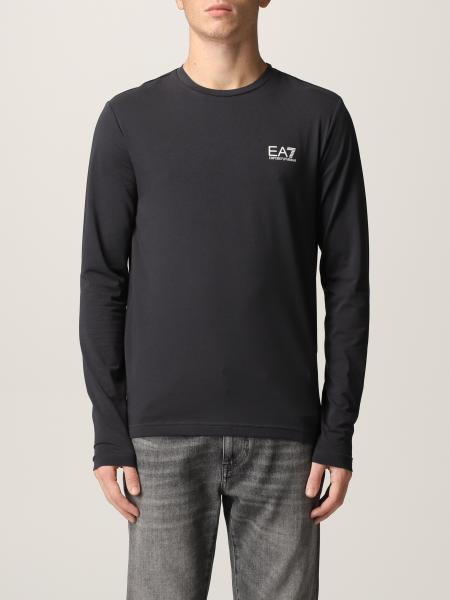 Ea7: T-shirt basic Ea7 in cotone stretch