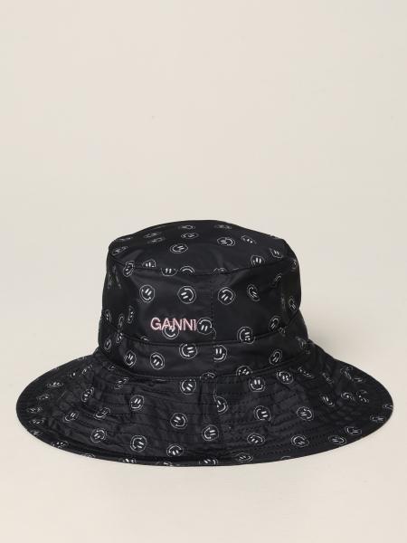 Ganni patterned hat