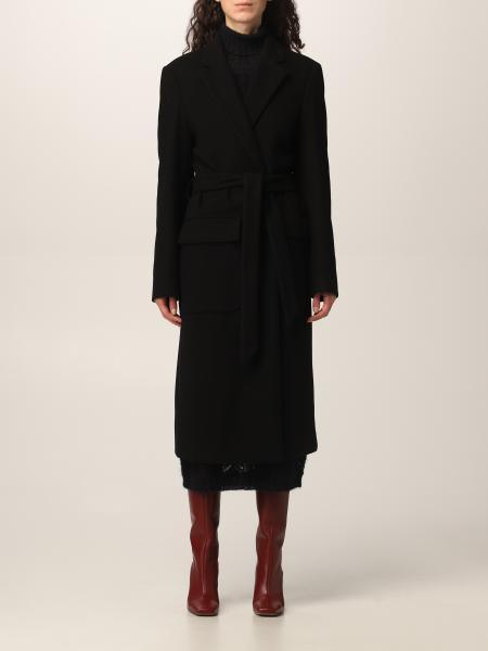 L'AUTRE CHOSE: coat for woman - Black | L'autre Chose coat ...