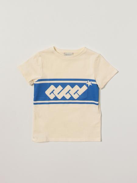 Gucci bambino: T-shirt Gucci in cotone con stampa logo