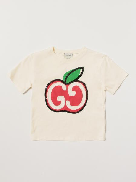 Gucci bambino: T-shirt Gucci con stampa ciliegia