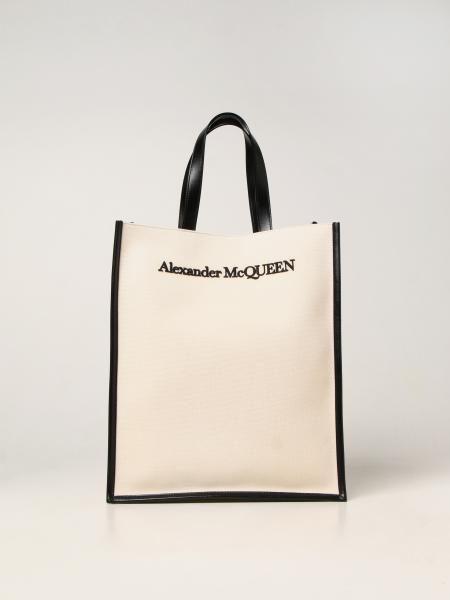 Alexander McQueen North South canvas bag