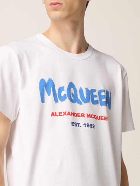 ALEXANDER MCQUEEN: t-shirt with logo - Giglio.com